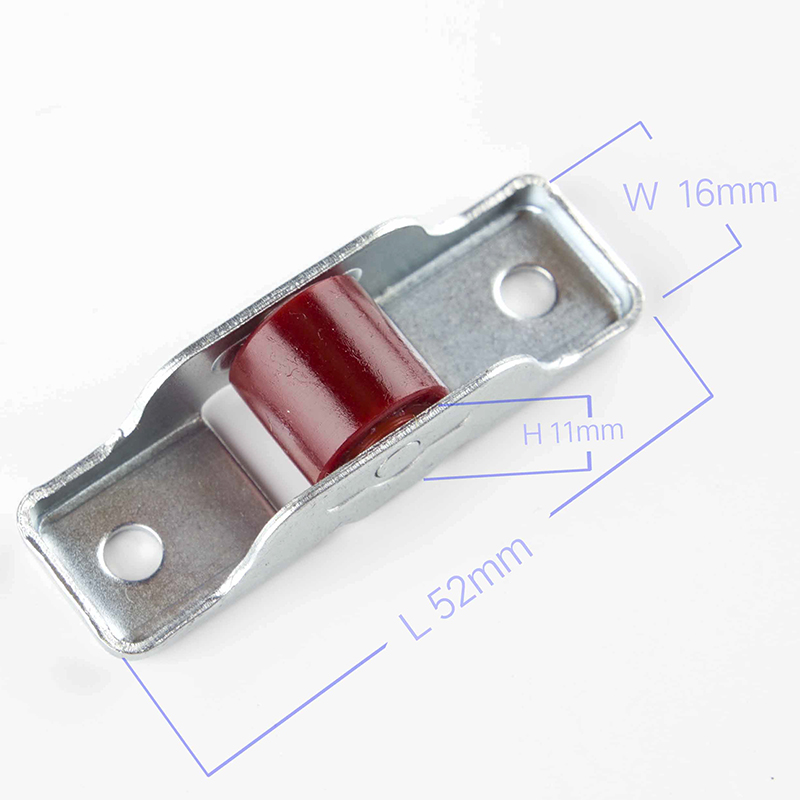 UPVC Sliding Window Single Roller with Flat Pulley Made of POM Material Smooth Sliding