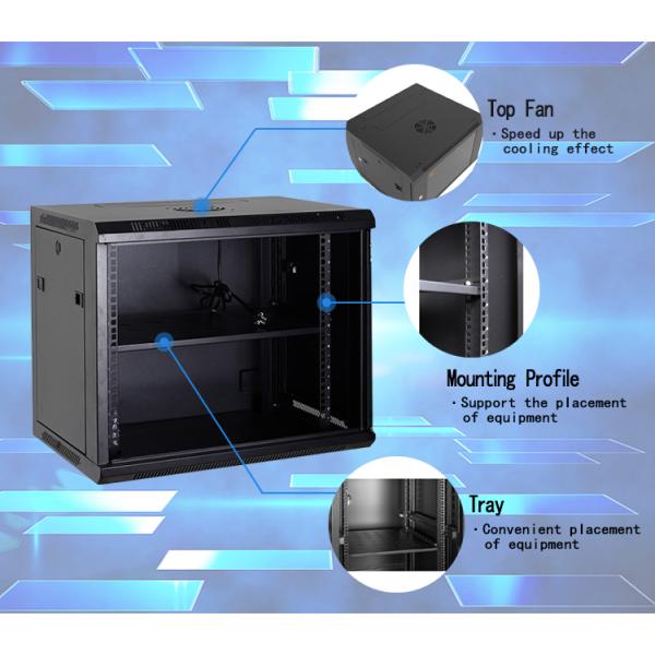 9U 12U Wall-Mount internet Server Rack Metal DDF Network cabinet