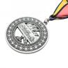 Buy cheap Gold / Silver / Bronze Plated Custom Logo Medal For Sport Zinc Alloy Paint Hollow from wholesalers