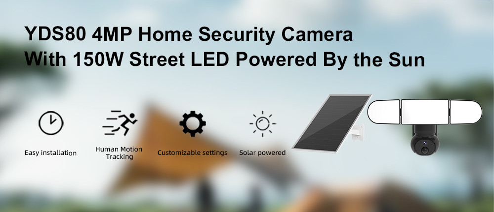 2K 4G Home Security Camera 1500 Lumens Color Night Vision Cloud Storage