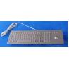 Buy cheap 81 Keys Kiosk Metal Keyboard With Trackball Rugged Industrial Keyboard from wholesalers