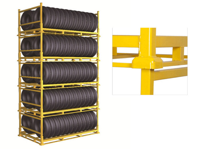 Tyre Storage Shipping Portable Stacking Racks Pallet Custom