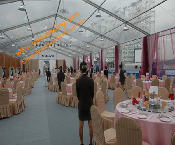 Buy cheap Clear Roof Tents for Wedding Party Event Aluminum Structure Fire Retardant Marquee from wholesalers