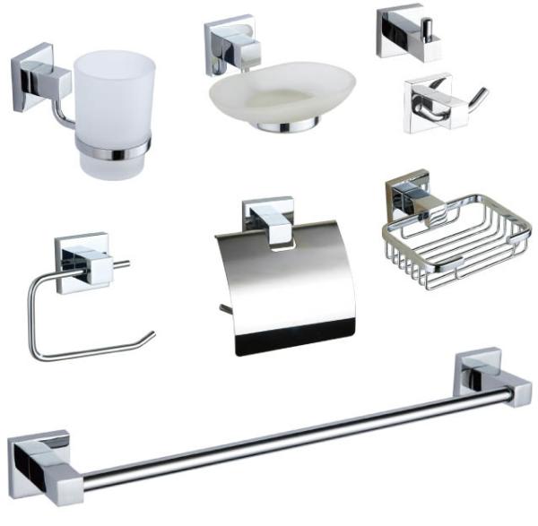 Buy cheap OEM Stainless Steel Bathroom Hardware Set Towel Bar And Toilet Paper Holder from wholesalers