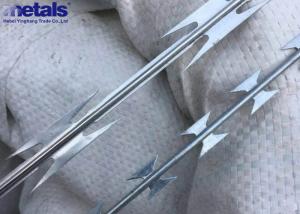 Wholesale Galvanized Steel Barbed Concertina Wire Coil BTO-22 450MM OEM from china suppliers