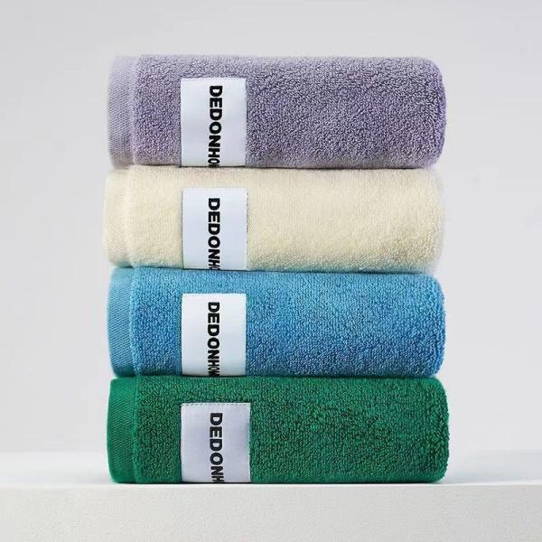 Fresh and Simple Hand Towel Made of Soft Woven Cotton Perfect for Couples Square