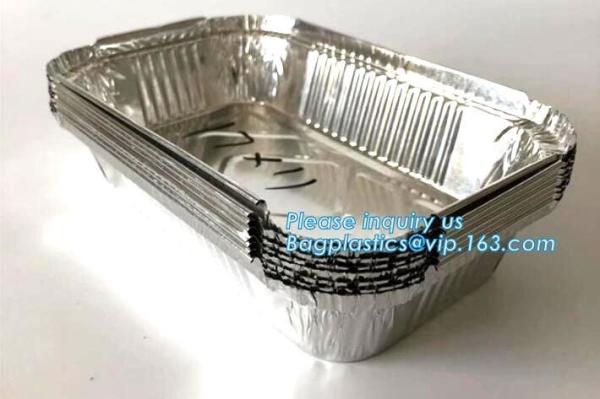Buy cheap 500ml smoothwall aluminum foil disposable oven safe food container,4LB / 1133 Aluminum Foil Container For Packing BBQ from wholesalers