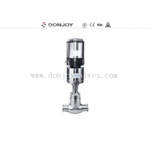 Buy cheap Donjoy Stainless Steel  pneuamtic globe valve with tri clamp end from wholesalers