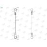 Buy cheap Eyelet Wire Suspension Hanging Kit 0.8 Mm Diameter Steel Wire Lanyards from wholesalers