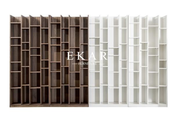 Buy cheap High Quality Walnut Veneer Wooden Bookcase Bookshelf KSL-BK001 from wholesalers