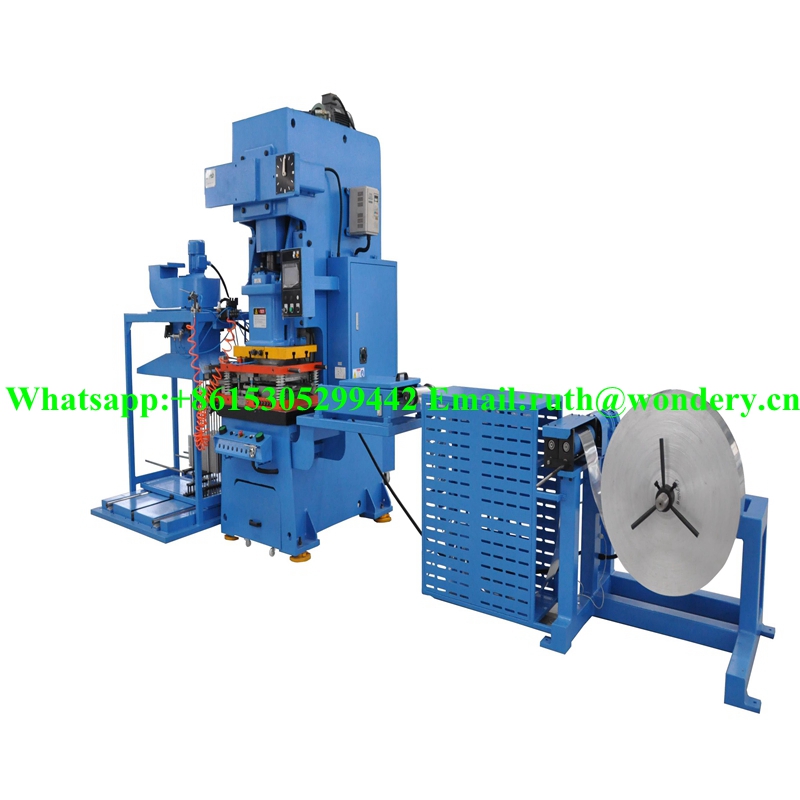 Automatic Industrial HVAC Equipment High Speed Copper Fin Press Machine