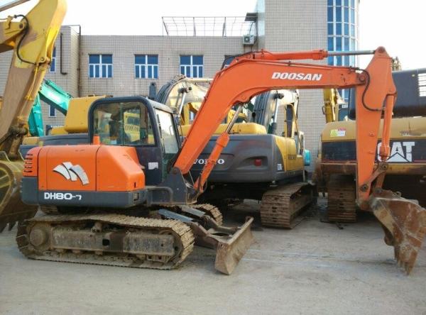 Buy cheap DH80-7 used doosan excavator for sale from wholesalers