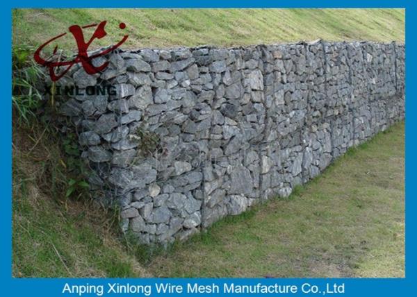Buy cheap Hexagonal Stainless Steel Gabion Basket Stone With Mesh 8*10mm from wholesalers