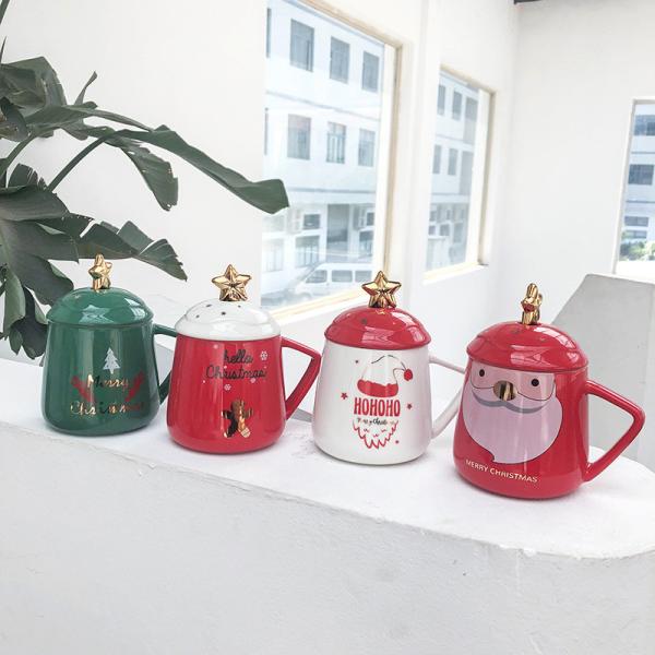 Buy cheap Breakfast Milk Ceramic Coffee Cups 460ml Capacity For Christmas Gift from wholesalers
