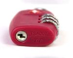 TSA digit lock &red lock PC material TSA travel lock& Fashion Design Tsa Luggage