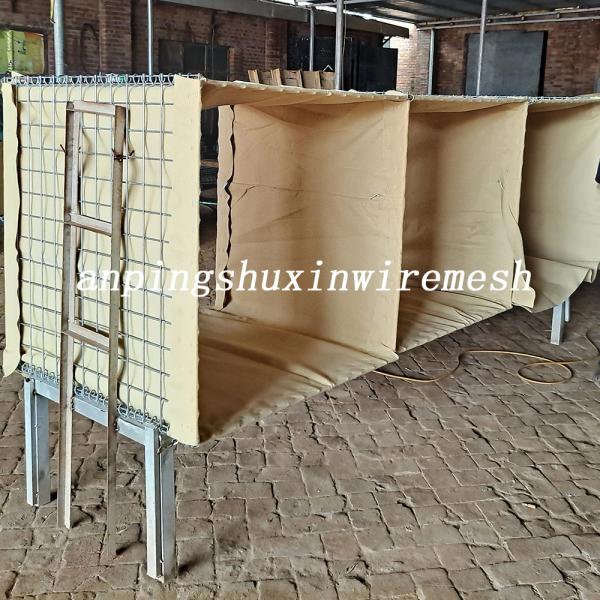 Buy cheap 3x3 Inch Hole Size Collapsible 4mm Military Barrier For Flood Control from wholesalers