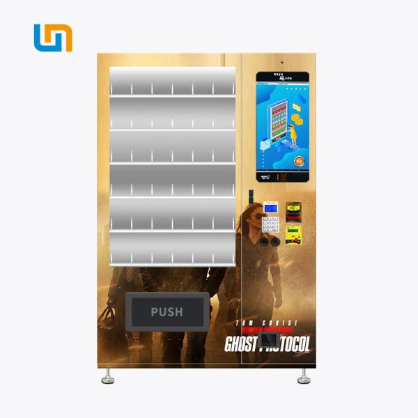 Movie Disc DVD CD Vending Machine With Double Tempered Glass Door, library