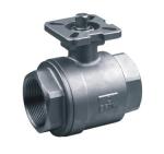 2PC ISO 5211 Cast Steel Ball Valve Easy Operated With Direct Mounting Pad