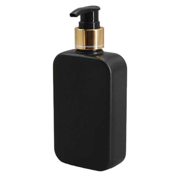 Buy cheap Empty 150ml Lotion Bottle Recyclable Black HDPE Plastic Pump Bottles from wholesalers