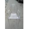 Buy cheap Plastic Ghost Event Rent Wedding Stackable Restaurant Dining Chair in Clear from wholesalers