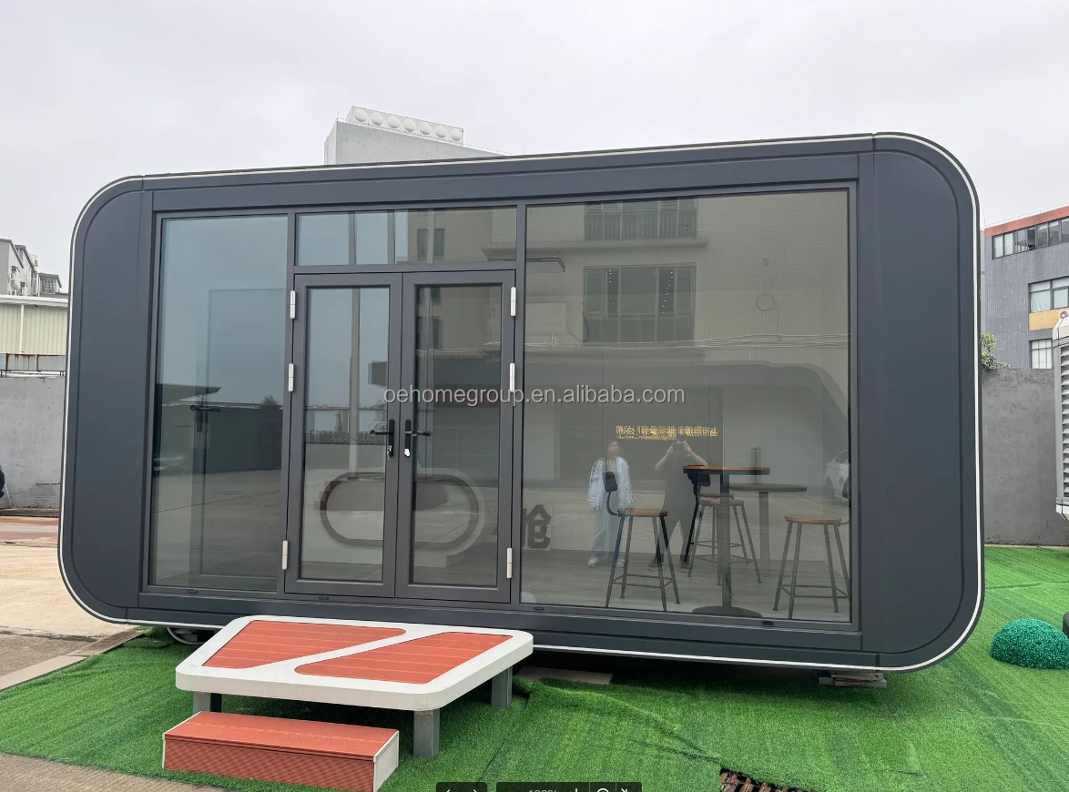 Spain Hotel Space Capsule House 5 Star Steel Buildings Space Capsule Container Houses Commercial House Space Capsule