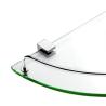 Buy cheap Stainless Steel 3 Tier Glass Shelf CCC Wall Mounted Glass Shelf from wholesalers