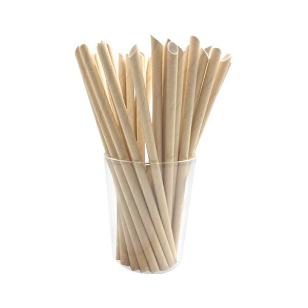 OEM Recycled Paper Straws Biodegradable Individually Wrapped Paper Straws For
