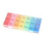 Medicine Box Hospital Medical Supplies 21 Compartment Portable Travel Colorful