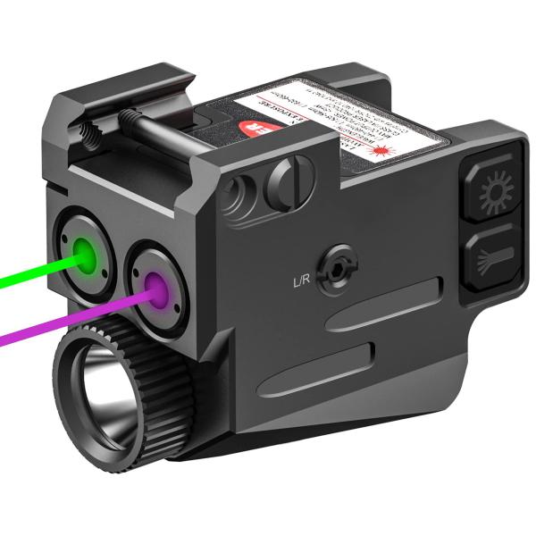 Buy cheap 405nm / 520nm Purple / Green Laser Light Beam Picatinny Mount from wholesalers