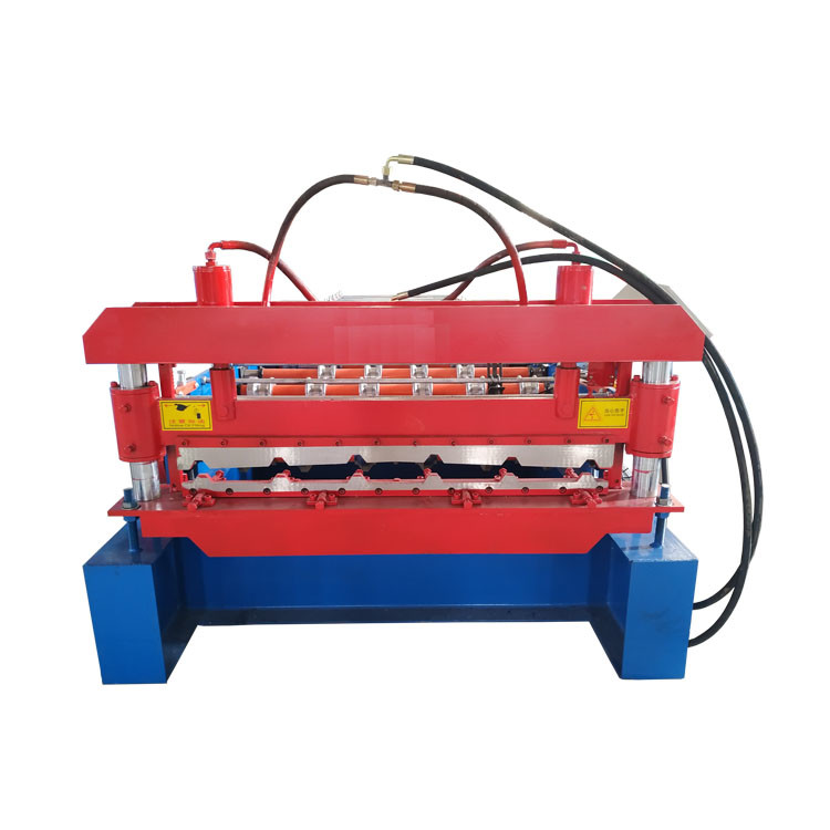 Building Material Roofing Sheet Roll Forming Machine For Metal , Low Noice