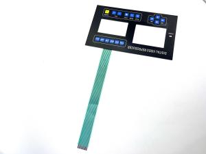 China Customizable Embossing Keypad Membrane Switch 3M Adhesive on sale