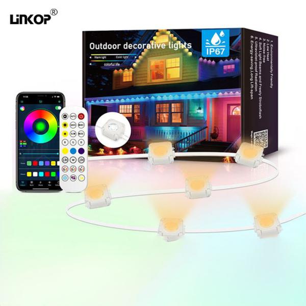 Buy cheap Addressable Rgb IC Colorful IP67 Led Eave Light 24v Smart Wifi Outdoor Decorative Light from wholesalers