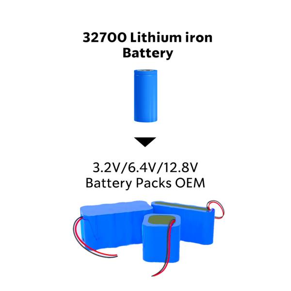 Buy cheap 32700 Cells OEM Rechargeable Battery 3.2v 6.4v 12.8v LiFePO4 Battery Pack from wholesalers