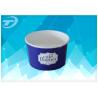 Buy cheap Ice Cream Disposable Paper Cups In Various Size , Customized Logo Printing from wholesalers