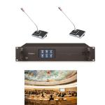Full Digital Networked Mic System For Conference Room 483*323*90