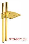 Manufacturing Custom Luxury Brass Metal Metallic Chrome Bed Sideboards Feet