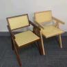 Buy cheap Woven Braided Rope Teak Outdoor Chaise Lounge Living Room Hotel Lobby Chairs from wholesalers