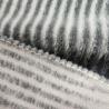 Buy cheap 400gsm Black And White Faux Fur Fabric Wave Line 58'' 60'' from wholesalers