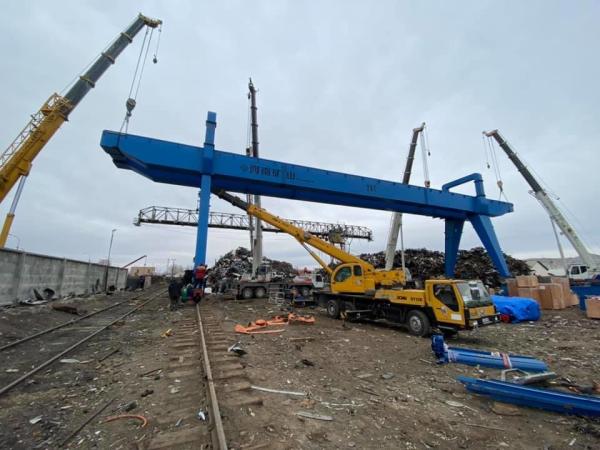 Buy cheap IP55 Outdoor A5 Double Girder Gantry Crane For Metallurgical Plant from wholesalers