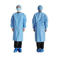 Buy cheap Protective Medical Doctor Gown , Disposable Isolation Gowns For Virus Contaminat product