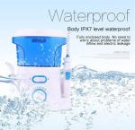 600ml capacity food frade material rechargeable dental water flosser with 10