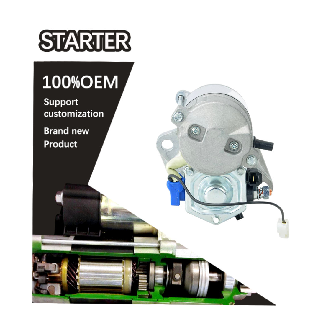 12V 9T CW STARTER 228000-2280, 2280002280, 228000-2281, 2280002281, 2280002282, 228000-2282, 228000-2283, 2280002283