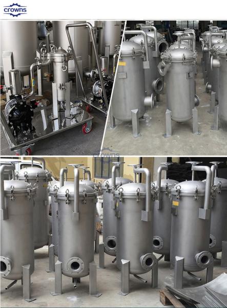 50 Bag Filtration Industrial Water Filtering for 2 Bag Size and 20000L/Hour