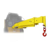 Buy cheap Forklift Lifting Jib Attachment Forklift Telescoping Jib Boom Crane 4000 Lb. product