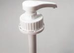 10 - 30Ml Output Lotion Pump Dispenser Pure White Color Screw Down Type