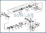707-99-73050 7079973050 Ripper Life Cylinder Service Kit Fits Bulldozer D275A-2