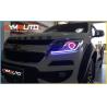 Buy cheap DRL Auto LED Daytime Running Lights Headlight Dustproof White Turn Signal Yellow from wholesalers