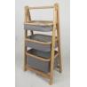 Buy cheap BSCI Knock Down 3 Tier Laundry Basket With Drawers from wholesalers