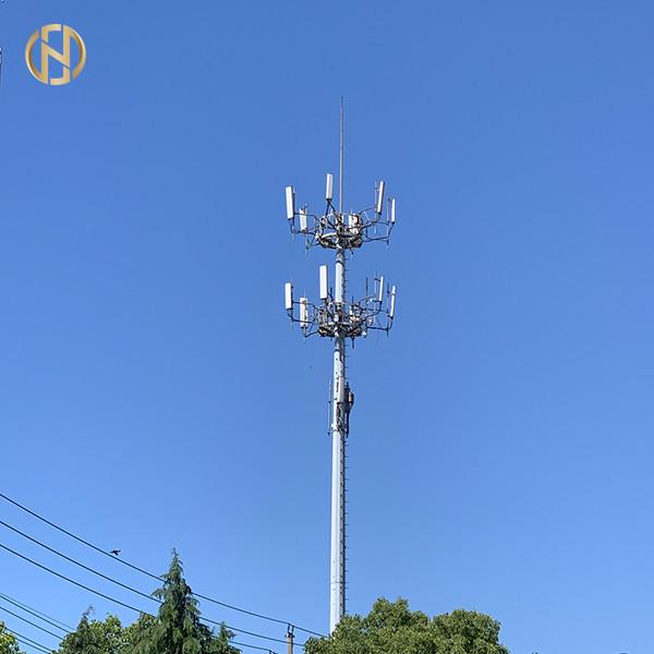 Buy cheap 100FT 120FT Telecommunication Post Telecom Poles ASTM A572 GR65 Steel from wholesalers