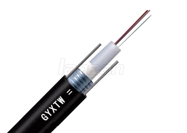 Buy cheap PE Jacket Outdoor Single Mode Optical Fiber Cable GYTXW Loose Tube OS2 2 ~ 24 Cores from wholesalers